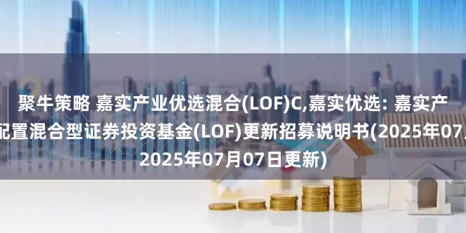 聚牛策略 嘉实产业优选混合(LOF)C,嘉实优选: 嘉实产业优选灵活配置混合型证券投资基金(LOF)更新招募说明书(2025年07月07日更新)